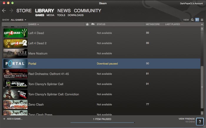 steam for mac update